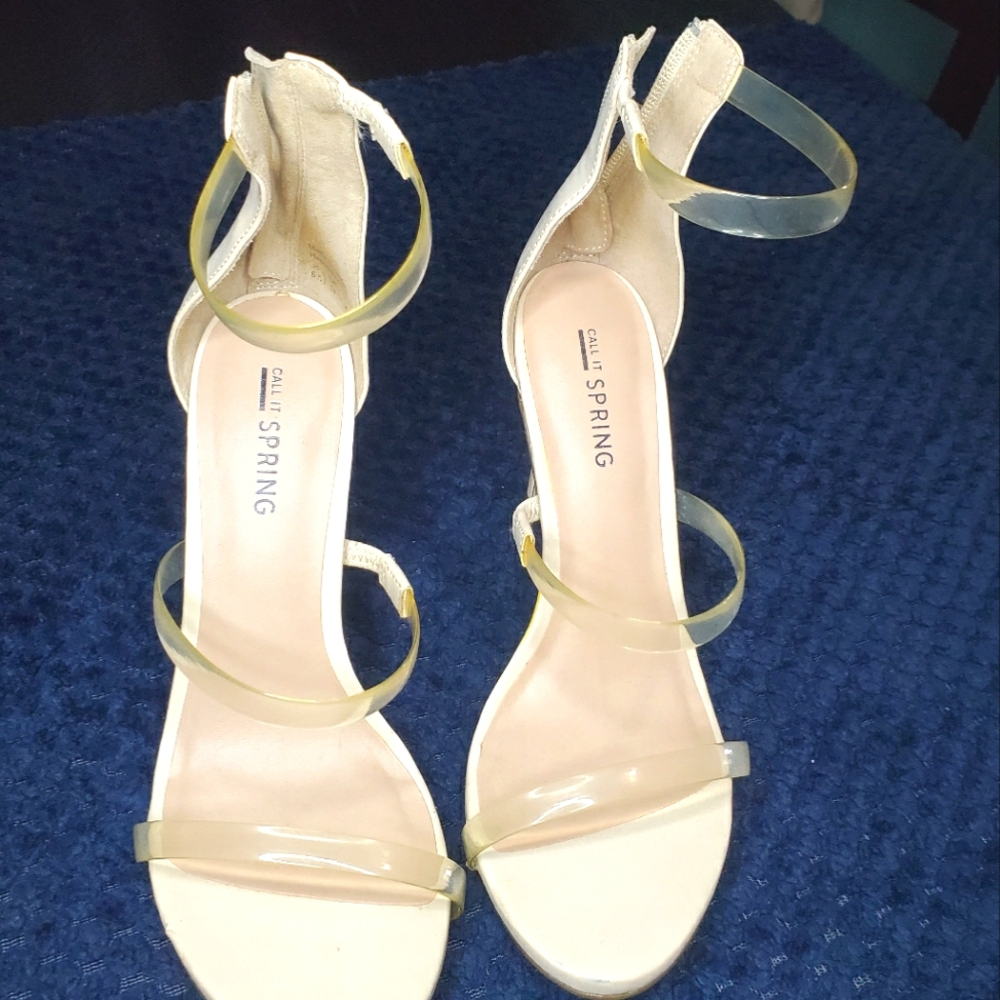 Call it Spring nude sandals
